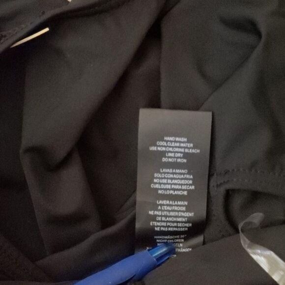 NWT Amoressa Laura Mars Bianca Plunging V-Neck Halter One-Piece Swimsuit - Picture 12 of 14